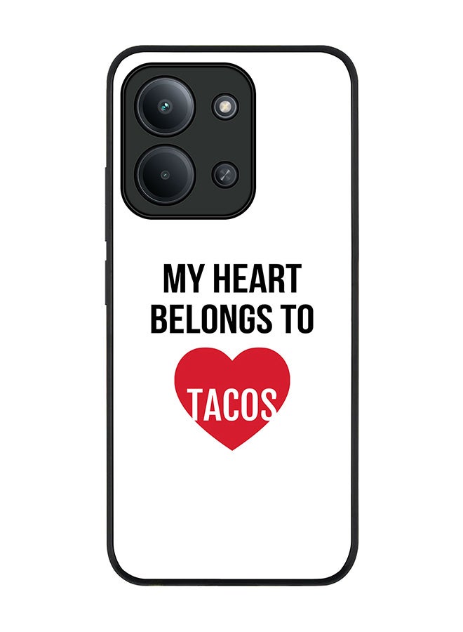 For Xiaomi Redmi 15C 4G Case,Slim fit Camera Protection, Shockproof Thin Phone cover  - My heart belongs to tacos
